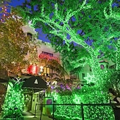 cheap Plug String Lights-Christmas Tree Decorative String Lights Fairy String Lights 8 Function Low Voltage Safety Plug in Holiday Wedding Party Atmosphere Decorative Lights Props 10/20/30/50/100 meters