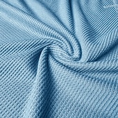 Недорогие Вафельная трикотажная футболка-Муж. Футболка с вафельным рисунком Футболка Длинный рукав Вырез под горло Все сезоны Сплошной цвет Традиционный / винтаж На каждый день Гладкая ткань на открытом воздухе Дом Для занятий спортом