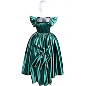 tanie Kostiumy damskie-Gotycki horror Agnieszka Sukienka Kostium Fantazyjne przebranie Cosplay for Damskie Dla dziewczynek Dla dzieci Dla dorosłych Halloween Karnawał Spektakl Impreza Edukacyjne przebieranki