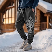 abordables jogging-Homme Viking Arbre de la vie Art celtique Joggings Pantalon Jogger Pantalons Taille Moyenne Taille élastique à cordon Vintage Rétro Extérieur Camping &amp; Randonnée Chasse Pantalon de survêtement