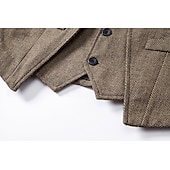 cheap Men's 1920s Costumes-Retro Vintage Roaring 20s 1920s Vest The Great Gatsby Gangster Fancy Dress Men's Halloween Carnival Masquerade Party &amp; Evening Adults' Vest