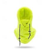 cheap Warm&amp;Heated Collection-3-in-1 Beanie Hat Neck Warmer Face Cover Ski Mask Winter Thermal Windproof Fleece Lined Hood Hat for Skiing Cycling Hiking Outdoor Riding Cold Weather Protection for Men and Women
