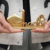 זול רמדאן ועיד-חפצים דקורטיביים, שרף מודרני עכשווי עמיד במים ל קישוט הבית מתנות 1 pc