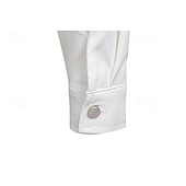 baratos Fantasias masculinas dos anos 1920-Loucos anos 20 Anos 20 Retro Vintage Blusa / Camisa Mafioso Padrinho Corte Justo Fantasia Homens Baile de Máscaras Traje de festa para noite Negócio / Cerimônia / Casamento Festa de Solteira Adulto