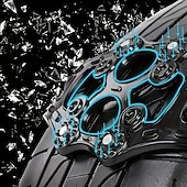 voordelige Carrosserie decoratie &amp; bescherming-4 stuks/8 stuks auto sneeuwkettingen modderbanden dikke antislipband voor auto/suv/vrachtwagen draagbaar eenvoudig te monteren noodtractie auto