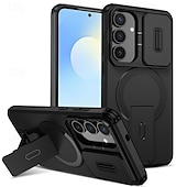 cheap Samsung Cases-Phone Case For Samsung Galaxy S25 Ultra Plus S25 Edge S24 S23 S22 A36 A26 A16 A55 5G A35 5G Back Cover with Stand Holder Shockproof Armor PC PU Leather