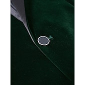 preiswerte Herren Kostüme der 1920er Jahre-Retro Vintage Goldene Zwanziger 1920er Smoking Anzüge &amp; Blazer langarm Der große Gatsby Gentleman Einfarbig Kostüm Herren Karnevalskostüm Karneval Neujahr Cocktailparty Themenparty