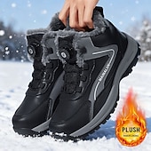 preiswerte Winter- und Schneestiefel-Graue Herren-Wintersneaker – isoliert und stützend, ideal für aktive Wintertage, Wandern und Outdoor-Sportarten