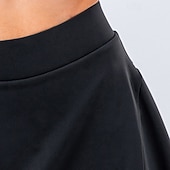 economico Gonne e Skorts da Donna-Per donna Tinta unita Gonna casual Gonne da tennis Gonne a pieghe Gonna sportiva Elastico Traspirante Tennis Pickleball Yoga Pantaloni Nero Bianco Rosa Abbigliamento da tennis