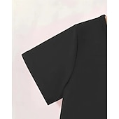 economico Umor giocoso 3D della ragazza-Cotone Bambini Ragazze Nero Grafico Gergo divertente 67 Maglietta Girocollo Manica Corta Vacanza Sport &amp; Outdoor Abbigliamento Quotidiano Casual Stampa Estate
