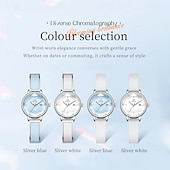 Χαμηλού Κόστους Ρολόγια Quartz-OLEVS Μόδας Δώρο για τη Γιορτή της Μητέρας για Ρολόγια Γυναικών Πολυτελής Μάρκα Πρωτότυπο Ρολόι Quartz για Γυναίκες Αδιάβροχα Ατσαλένια Λαμπερά Ρολόγια 5656