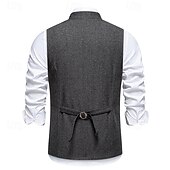 economico Costumi maschili degli anni '20-Retrò Vintage Anni Ruggenti Anni 1920 Gilet Il grande Gatsby Gangster Costume Per uomo Halloween Carnevale Mascherata Festa &amp; Sera Adulti Gilet