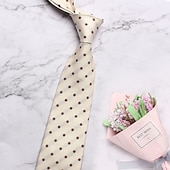 abordables Cravates &amp; noeuds papillons-Homme Cravates Mode Classique Moderne Contemporain Géométrique À Motifs Fête de mariage Tenue quotidienne