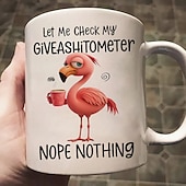 cheap Mugs &amp; Cups-Funny Gift Mug Let Me Check My Giveashitometer Nope Nothing Fun Christmas Gifts For Coworkers Friends Family