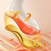 Недорогие отопление охлаждение-2 пары стелек с подогревом, термостатические стельки с массажным эффектом, с эффектом памяти, стельки с поддержкой свода стопы, зимние с подогревом для мужчин и женщин