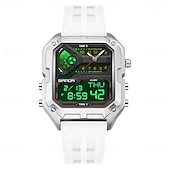 cheap Digital Watches-SANDA 6278 Brand Fashion Men's Electronic Watch Multifunction Alarm Clock Luminous Calendar Sports Digital Watches