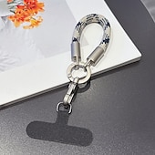 abordables Correas para el teléfono y muñequeras-Nueva correa para teléfono con clip, pulsera y clip, resistente y duradera. &amp;Cordón para cámara unisex antipérdida, correa de muñeca corta para teléfono, nuevo cordón giratorio de una pieza con cierre