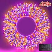 cheap Plug String Lights-Christmas Tree Decorative String Lights Fairy String Lights 8 Function Low Voltage Safety Plug in Holiday Wedding Party Atmosphere Decorative Lights Props 10/20/30/50/100 meters