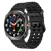 voordelige Samsung horlogebanden-Horlogeband voor Samsung Galaxy Kijk Ultra Siliconen Vervanging Band Verstelbaar Sportband Moderne gesp Oceaan band Polsbandje