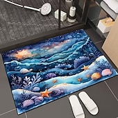 baratos Tappeto da bagno-3D Optical Illusion Doormat Visual Trap Floor Mat Non Slip Water Absorbing for Bathroom Shower Entryway Indoor Outdoor Diatomaceous Earth Quick Dry Absorbent 20 x 31 inch