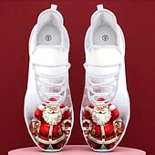  Weihnachtssneaker für Herren mit Weihnachtsmann- und Rentiermotiv – gemütliche und stylische Schuhe für Weihnachtsfeiern, Urlaubsreisen und Winterfeste