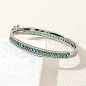 olcso Karkötők-Cirkonium Klasszikus Mini Elegáns Szüret Divat divatba jövő Króm Karkötő ékszerek Ibolya / Kék / Lóhere Kompatibilitás Esküvő Parti Eljegyzés Diákbál