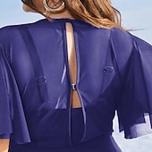 economico Surfing Tankinis &amp; Bikinis-Per donna Top sottomuta Costume da bagno Costume da Bagno Floreale Costumi da bagno Nero / bianco Nero Protezione UV Controllo addominale Surf Spiaggia Vacanze Estate Taglie Forti