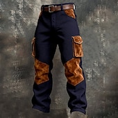 Χαμηλού Κόστους Στρατιωτικά παντελόνια-Ανδρικά Βάφλα Παντελόνια με τσέπες Παντελόνια Casual παντελόνι Τσέπη Ελαστική μέση Πολλαπλή τσέπη Σκέτο Άνεση Moale Πλήρες μήκος Causal Καθημερινά ΕΞΩΤΕΡΙΚΟΥ ΧΩΡΟΥ Διακοπές Μοντέρνα Μαύρο Πράσινο Χακί