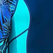 economico Rash Guards Interi-Per donna Rash Guard completo per il corpo Muta da immersione Costume Intero Color-blocking Con cappuccio Protezione UV Manica Lunga Mute da immersione Surf Canoa Snorkeling Inverno