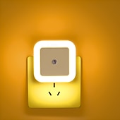 ieftine Noapte de noapte-4 buc lumină de noapte inteligentă cu senzor automat de amurg până în zori, lumină de noapte LED pentru hol, dormitor, bucătărie și iluminarea scărilor, lumină caldă/albă