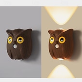 ieftine Aplice de Exterior-Lumină de Noapte cu Senzor de Corp Lampă de Perete Creativă cu Bufniță Reîncărcabilă USB Fără Necesitatea Cablării Dimming Iluminat pentru Acasă în Living Coridor Dormitor Dulap