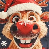 זול סוודרים מכוערים של גברים-סוודר חג המולד המכוער בגדי ריקוד גברים כל אחד דפוס סוודר סוודר סריגים צווארון צווארון יום יומי חופשה יומי Keep Warm שרוול ארוך אביב סתיו חורף שחור אודם פול