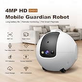 cheap Indoor IP Network Cameras-4MP Smart Robot CCTV Camera Battery Powered AI Motion Detection Remote Control Pet Playmate Two-Way Audio