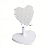 זול מחזיק טלפון-מעמד טלפון שולחני בצורת לב עם עיצוב מתקפל מתכוונן המתאים למגוון סמארטפונים וטאבלטים המתאים למכשירים ניידים מרובים.