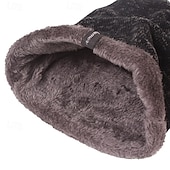 economico Cappello a cuffia-Per uomo Unisex Berretto Cappelli Invernali Berretti Cappello lavorato a maglia Berretto Invernale Nero Vino Fibre Acriliche Lavorato a maglia Pile Accogliente Abbigliamento quotidiano Uscire Colore
