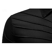 economico Costumi maschili degli anni '20-Anni Ruggenti Anni 1920 Retrò Vintage Blusa / Camicia Gangster Testimoni dello Sposo Slim Fit Costume Per uomo Mascherata Abbigliamento da sera Affari / Cerimonia / Matrimonio Addio al Nubilato Adulti
