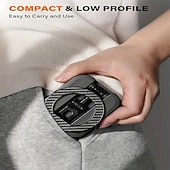 رخيصةأون حامل هاتف-حامل هاتف مغناطيسي 3 في 1 للاستخدام في صالة الألعاب الرياضية، مغناطيسات قوية تلتصق بالأسطح المعدنية، حامل هاتف محمول للصالات الرياضية/السفر