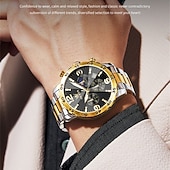 cheap Quartz Watches-The New Olevs Men&#039;S Business Watch Features A Luminous Moon Phase Calendar Small Three-Hand Multi-Functional Digital Large Dial Quartz Watch Which Is A Fashionable Casual Waterproof And Sporty Me