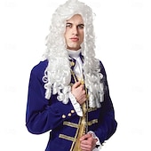 رخيصةأون باروكات تاريخية-باروكة نبيل للرجال من ثقافة الأزياء