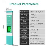 cheap Household Appliances-Digital Water Quality Tester Pen 3-in-1 Professional Tds Water Tester Pen Measures Tds Levels Conductivity And Temperature Suitable For Drinking Water Hydroponics Aquariums And Swimming Pools