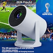 رخيصةأون بروجيكتورات-بروجكتور HY300 Pro S2 4K سينما منزلية بروجكتور خارجي هدية عيد الحب