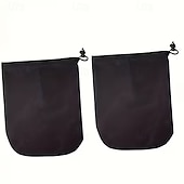 levne vytápění a chlazení-Sada 2 krytů zpětných zrcátek do auta s nastavitelným popruhem, vhodné pro většinu SUV, malé nákladní vozy a osobní automobily, snadná instalace a demontáž, univerzální příslušenství pro nákladní vozy