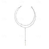 abordables Colliers et pendentifs-1 pièce Collier pendentif Collier For Femmes Diamant synthétique Rue Cadeau Quotidien Alliage Gland