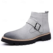 abordables Bottes de Chelsea-Bottes Chelsea turquoise pour hommes – élégantes et résistantes, idéales pour les sorties hivernales décontractées et les activités de plein air