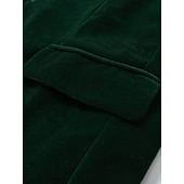 preiswerte Herren Kostüme der 1920er Jahre-Retro Vintage Goldene Zwanziger 1920er Smoking Anzüge &amp; Blazer langarm Der große Gatsby Gentleman Einfarbig Kostüm Herren Karnevalskostüm Karneval Neujahr Cocktailparty Themenparty