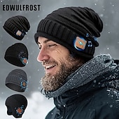 cheap Beanie Headphones-Men's Wireless Hat Valentine's Day Gift for Teenage Boys and Girls  Men's and Women's Adult Teenage Socks  Cool Technology Wireless Music Hat with Earphones for Gamers Husband Valentine's Day Gift