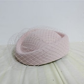 preiswerte Fascinators &amp; Hüte-1950er Retro Vintage Hut Cocktail Hut Damen Valentinstag Derby Cocktail Party Ascot Hut für Erwachsene Alle Jahreszeiten