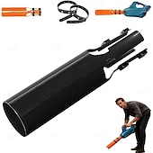 ieftine Ustensile-amplificator de aer pentru suflanta de frunze, amplificator de flux de aer pentru suflantă, extensia duzei turbo crește viteza &amp;Accesoriul de suflantă de frunze puternic se potrivește cu suflante de