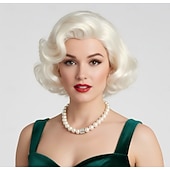 tanie Peruki celebrytów-Klasyczna peruka kostiumowa dla kobiet na Halloween peruki na imprezę cosplay