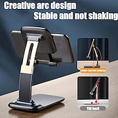 cheap Phone Holder-Adjustable Desktop Phone Holder - Compact Foldable Height-Adjustable Stand with Universal Compatibility